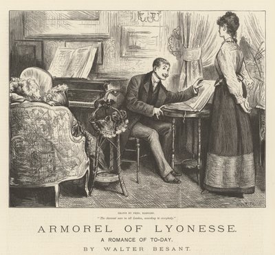 Armorel of Lyonesse, A Romance of To-Day, by Walter Besant by Frederick Barnard